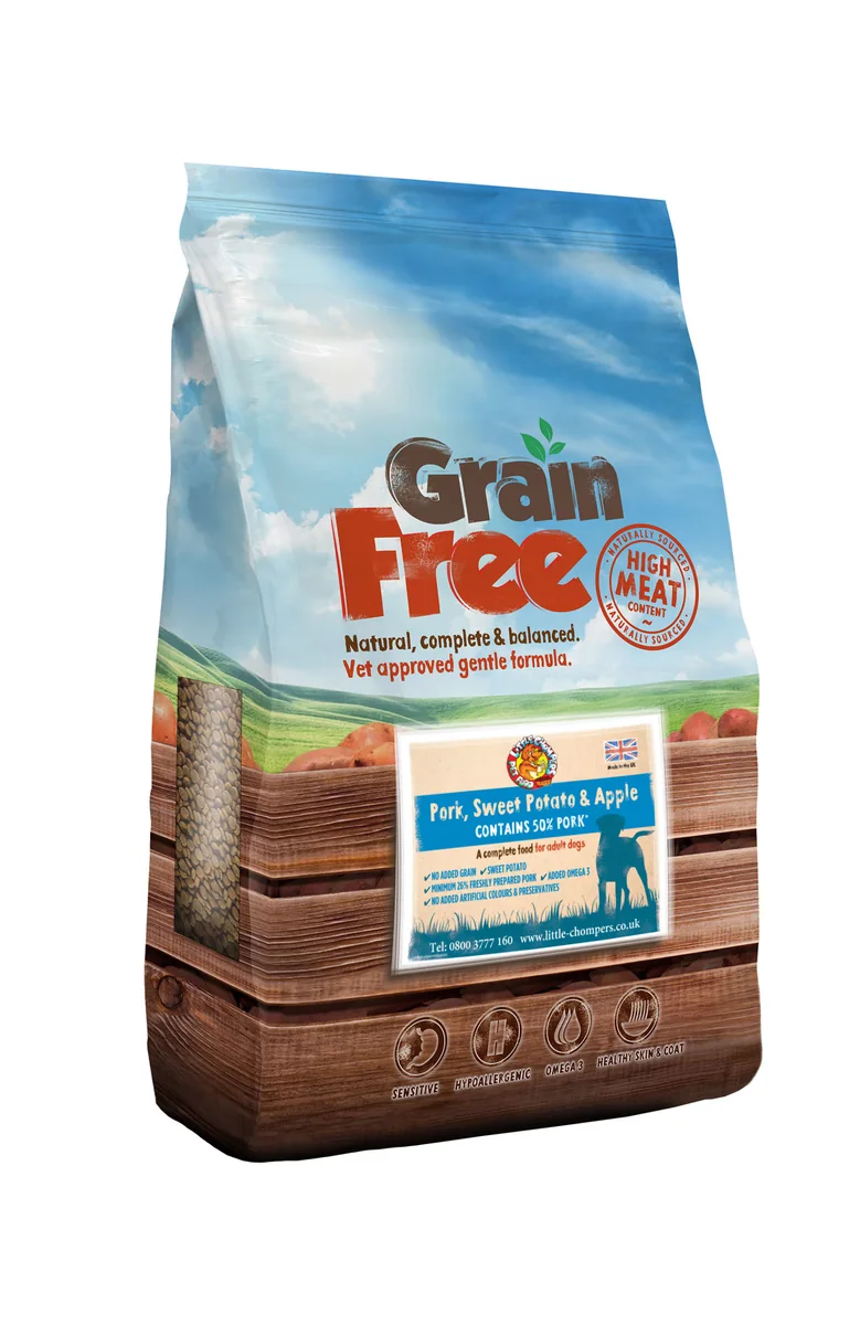 Grain Free Pork, Sweet Potato & Apple Adult Dog