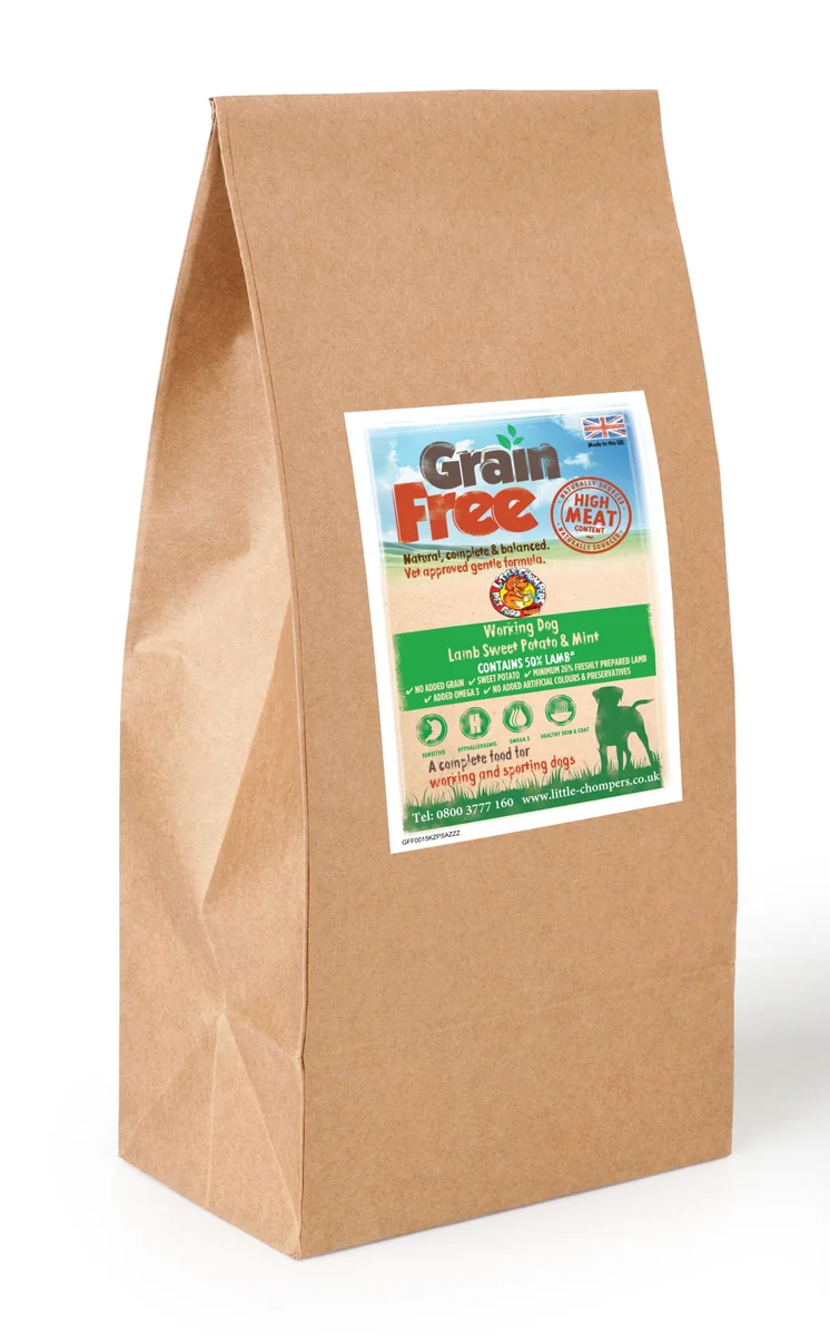 Working Dog Grain Free Lamb, Sweet Potato & Mint Dog Food