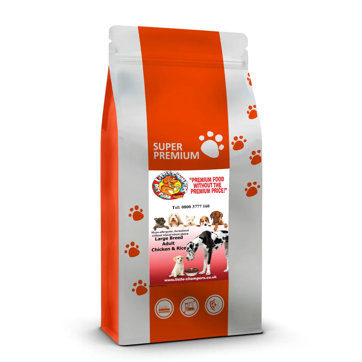 Super Premium Chicken & Rice Large Breed Adult Dog