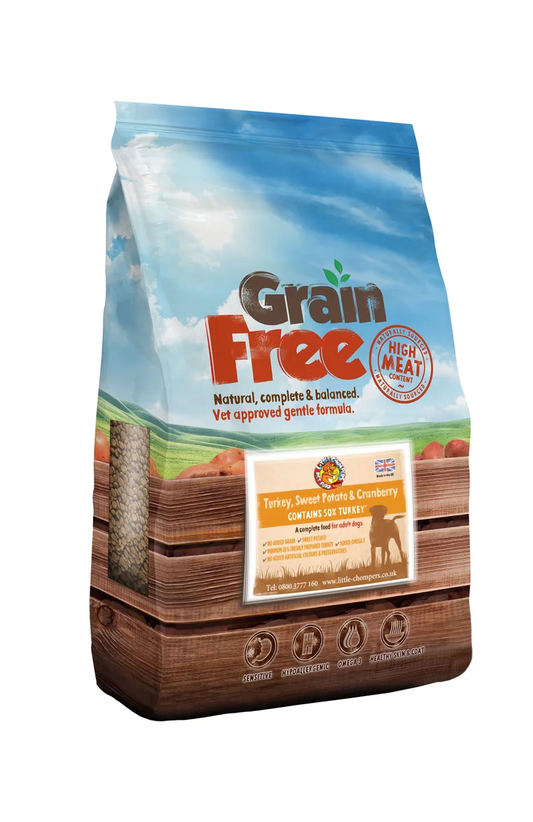 Grain Free Turkey, Sweet Potato & Cranberry Adult Dog