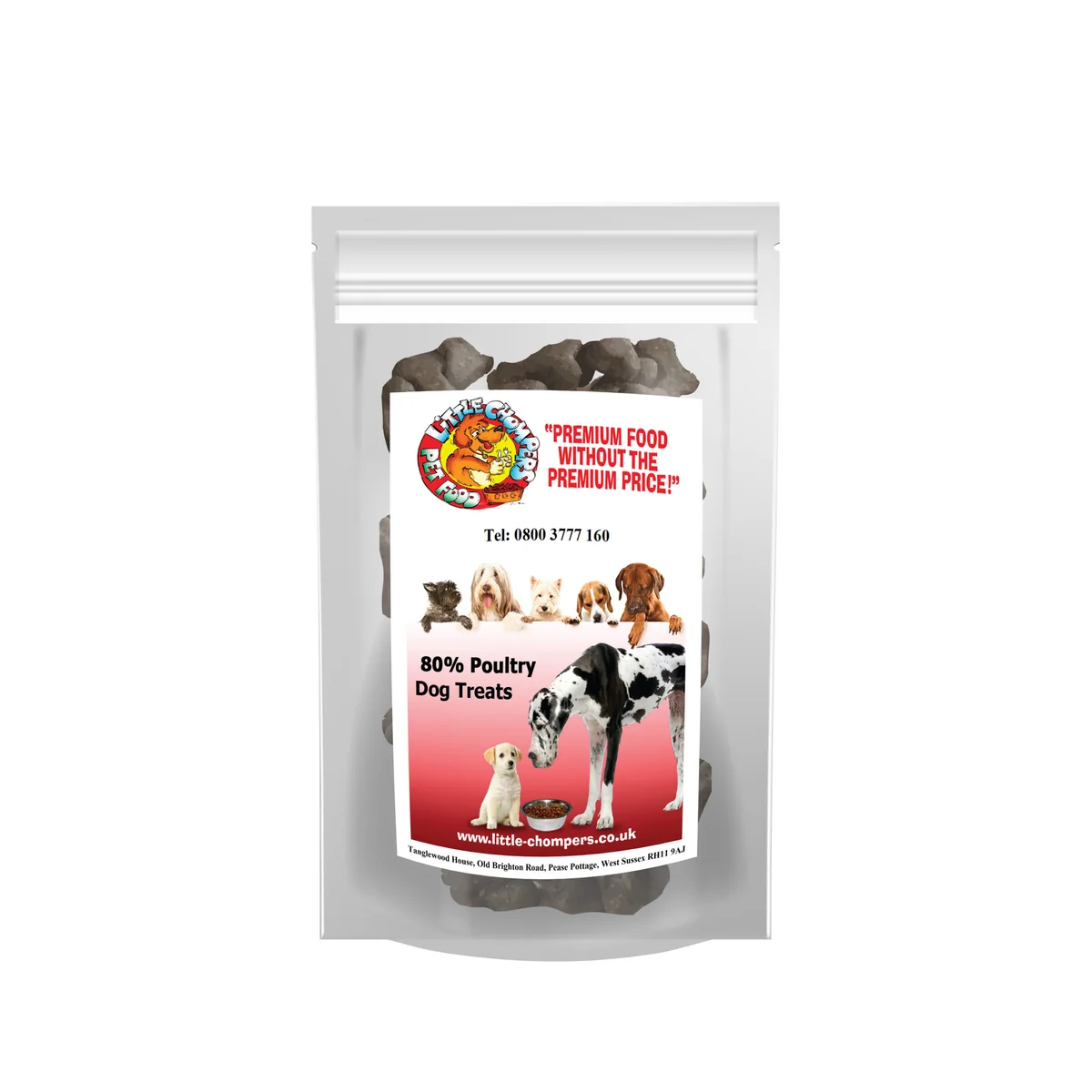 80% Grain Free Poultry Bone Treats
