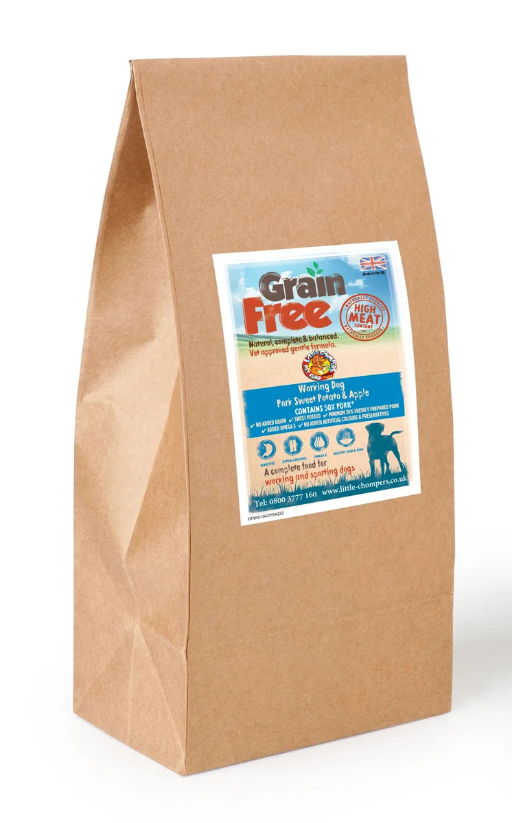 Grain Free Working Dog Haddock, Sweet Potato & Parsley Adult Dog
