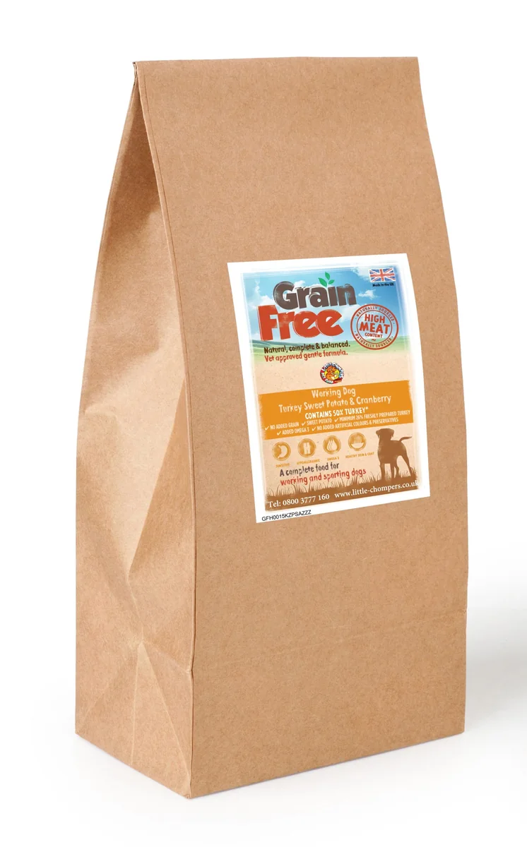 Grain Free Working Dog Chicken, Sweet Potato & Herbs Adult Dog